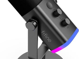 Micro Dynamique FIFINE USB/XLR AM8 pour Podcasting, Broadcasting, Enregistrement Vocal